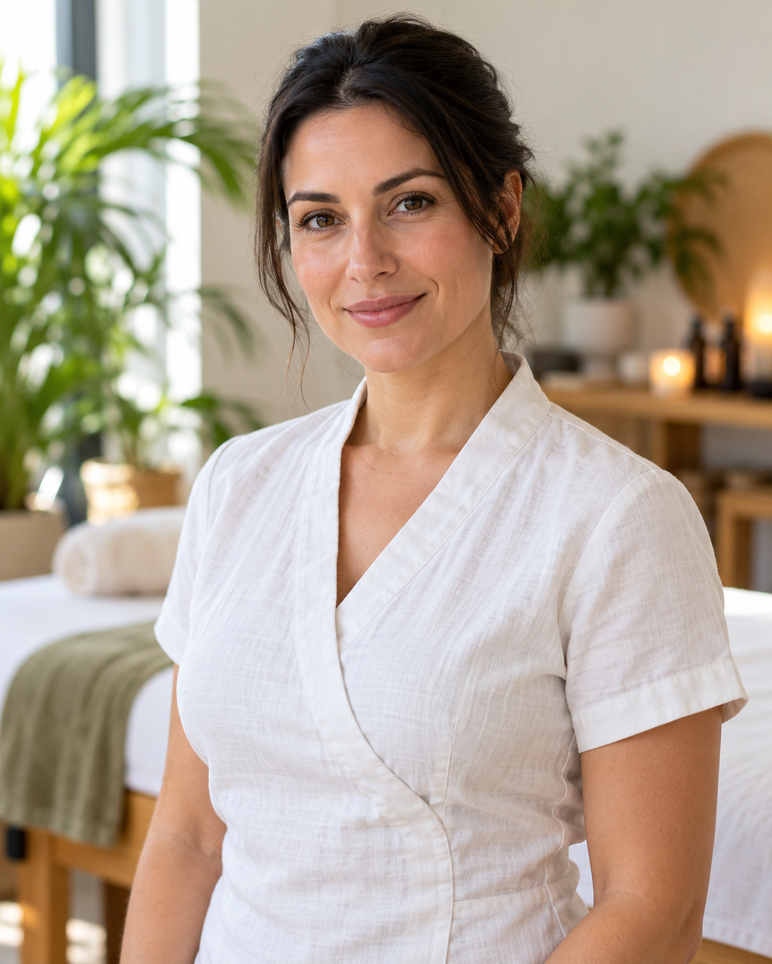 Maya in the wellness studio